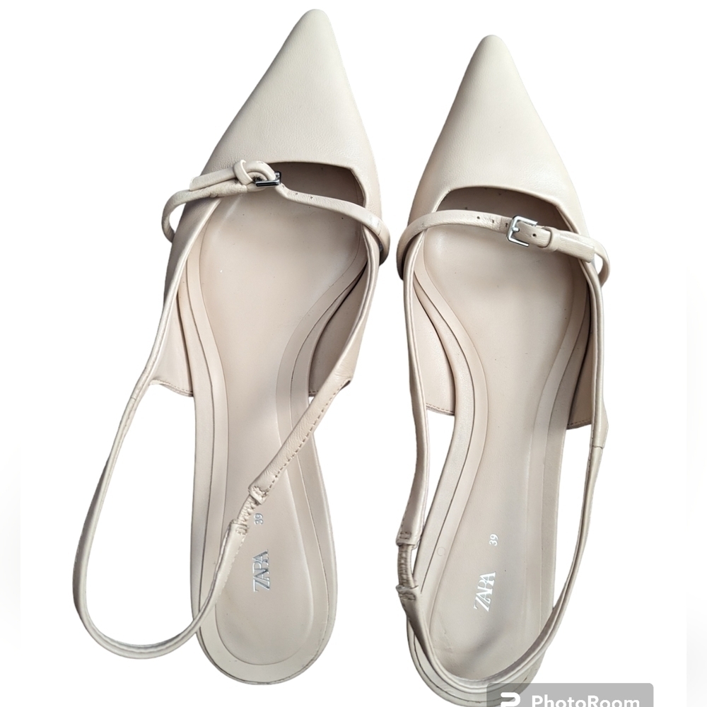 Zara Pointy Slingbacks